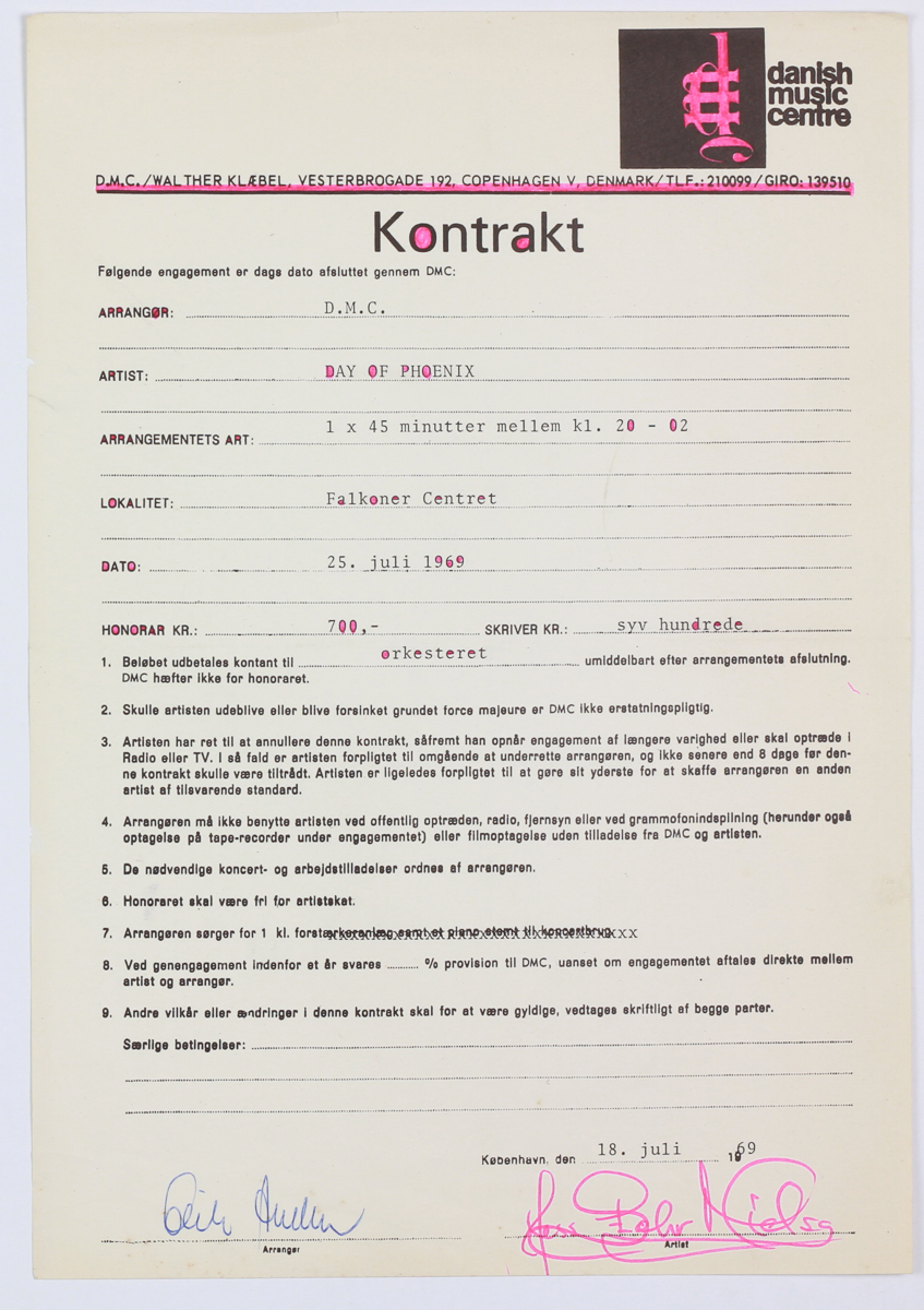 Kontrakter I DOP (40) Copenhagen Beat Fest